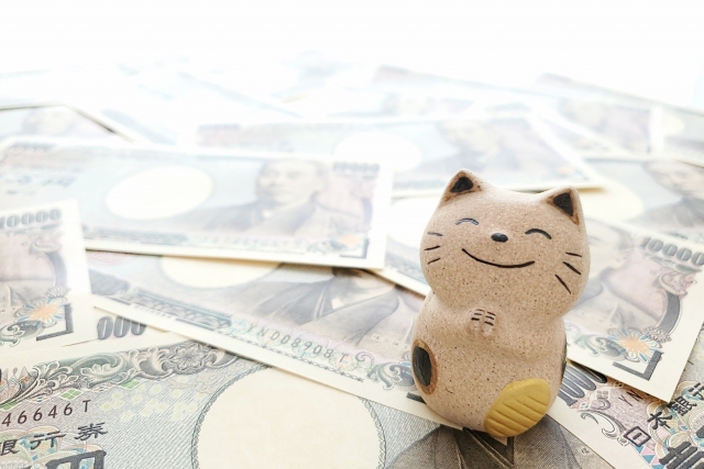 お金と猫